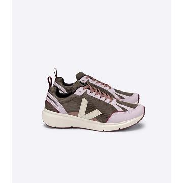 Veja CONDOR 2 ALVEOMESH Cipő Női Khaki/Pink | HU 492GSO